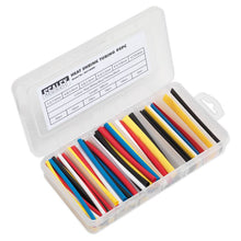 Load image into Gallery viewer, Sealey Heat Shrink Tubing Assortment 95pc 100mm (4&quot;) Mixed Colours
