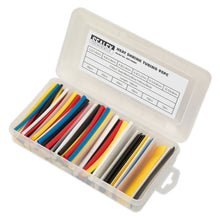 Load image into Gallery viewer, Sealey Heat Shrink Tubing Assortment 95pc 100mm (4&quot;) Mixed Colours
