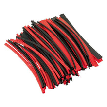 Load image into Gallery viewer, Sealey Heat Shrink Tubing Black &amp; Red 200mm 100pc
