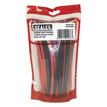 Load image into Gallery viewer, Sealey Heat Shrink Tubing Black &amp; Red 200mm 100pc
