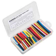 Load image into Gallery viewer, Sealey Heat Shrink Tubing Assortment 180pc 50mm (2") &amp; 100mm (4") Mixed Colours
