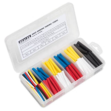 Load image into Gallery viewer, Sealey Heat Shrink Tubing Assortment 190pc 50mm (2") Mixed Colours
