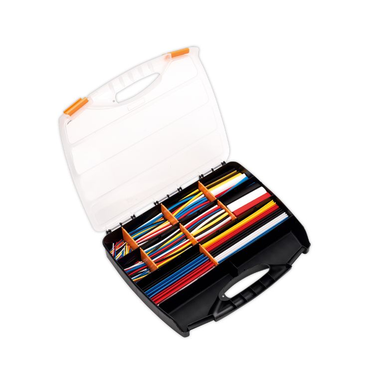 Sealey Heat Shrink Tubing Assortment 590pc Mixed Colours 50, 100, 150 & 200mm ( (2