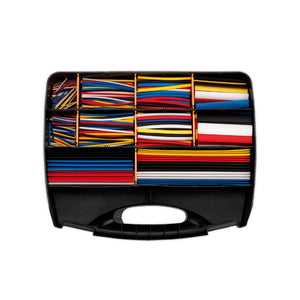 Sealey Heat Shrink Tubing Assortment 590pc Mixed Colours 50, 100, 150 & 200mm ( (2", 4", 6" & 8")