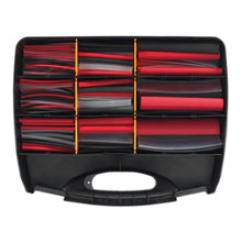 Load image into Gallery viewer, Sealey Heat Shrink Tubing Assortment 261pc Mixed Colours Adhesive Lined 100mm (4") &amp; 150mm (6")

