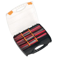 Load image into Gallery viewer, Sealey Heat Shrink Tubing Assortment 261pc Mixed Colours Adhesive Lined 100mm (4") &amp; 150mm (6")
