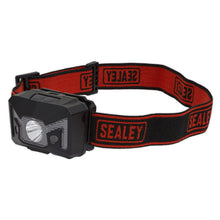 Load image into Gallery viewer, Sealey Rechargeable Head Torch 3W SMD LED Auto-Sensor
