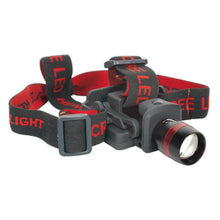 Load image into Gallery viewer, Sealey Head &amp; Hat Torch 3W SMD LED 3 x AAA Cell
