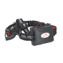 Load image into Gallery viewer, Sealey Head &amp; Hat Torch 3W SMD LED 3 x AAA Cell
