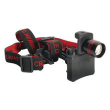 Load image into Gallery viewer, Sealey Head &amp; Hat Torch 3W SMD LED 3 x AAA Cell
