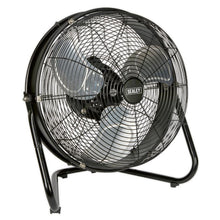 Load image into Gallery viewer, Sealey Industrial High Velocity Floor Fan, Internal Oscillation 18&quot;
