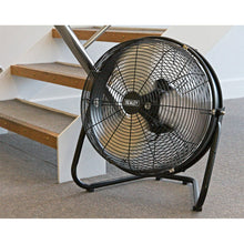 Load image into Gallery viewer, Sealey Industrial High Velocity Floor Fan, Internal Oscillation 18&quot;
