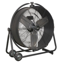 Load image into Gallery viewer, Sealey Industrial High Velocity Orbital Drum Fan 24" 230V
