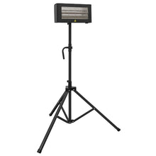 Load image into Gallery viewer, Sealey Infrared Quartz Heater - 1.2kW/230V - Tripod Stand
