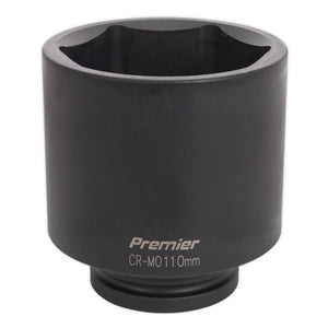 Sealey Impact Socket 110mm 1" Drive Deep (Premier) - 6pt