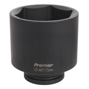 Sealey Impact Socket 115mm 1" Drive Deep (Premier) - 6pt