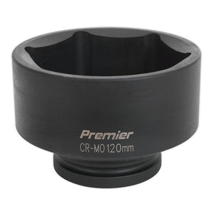 Sealey Impact Socket 120mm 1" Drive (Premier) - 6pt