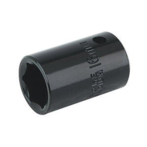 Sealey Impact Socket 16mm 1/2" Drive (Premier) - 6pt