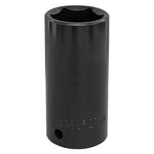 Sealey Impact Socket 27mm 1/2" Drive Deep (Premier) - 6pt