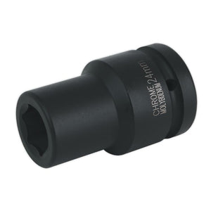 Sealey Impact Socket 24mm 1" Drive Deep (Premier) - 6pt