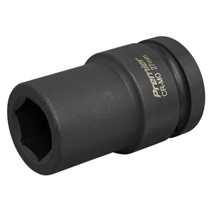 Sealey Impact Socket 27mm 1" Drive Deep (Premier) - 6pt