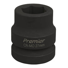 Load image into Gallery viewer, Sealey Impact Socket 27mm 1&quot; Drive (Premier) - 6pt
