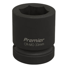 Load image into Gallery viewer, Sealey Impact Socket 33mm 1&quot; Drive (Premier) - 6pt
