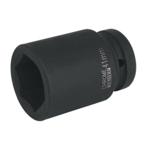 Sealey Impact Socket 41mm 1" Drive Deep (Premier) - 6pt