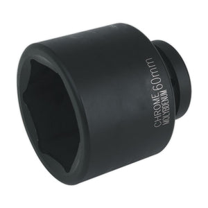 Sealey Impact Socket 60mm 1" Drive (Premier) - 6pt