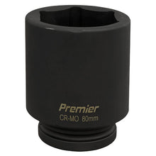 Load image into Gallery viewer, Sealey Impact Socket 80mm 1&quot; Drive Deep (Premier) - 6pt
