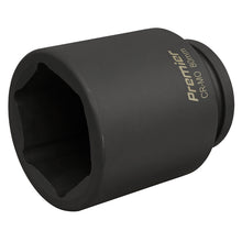 Load image into Gallery viewer, Sealey Impact Socket 80mm 1&quot; Drive Deep (Premier) - 6pt
