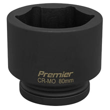 Load image into Gallery viewer, Sealey Impact Socket 80mm 1&quot; Drive (Premier) - 6pt
