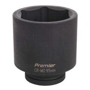 Sealey Impact Socket 95mm 1" Drive Deep (Premier) - 6pt