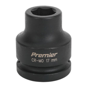 Sealey Impact Socket 17mm 3/4" Drive (Premier) - 6pt