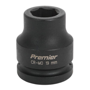 Sealey Impact Socket 19mm 3/4" Drive (Premier) - 6pt