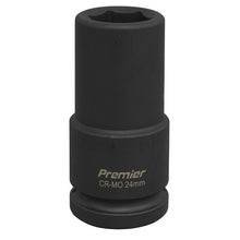 Load image into Gallery viewer, Sealey Impact Socket 24mm 3/4&quot; Drive Deep (Premier) - 6pt
