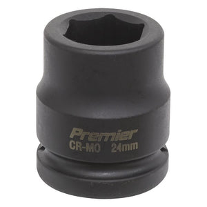 Sealey Impact Socket 24mm 3/4" Drive (Premier) - 6pt