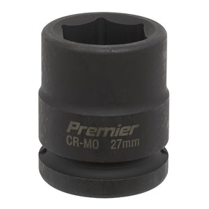 Sealey Impact Socket 27mm 3/4" Drive (Premier) - 6pt