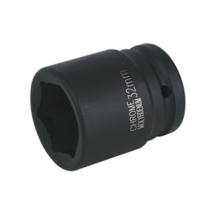 Sealey Impact Socket 32mm 3/4" Drive (Premier) - 6pt