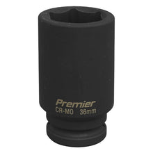 Load image into Gallery viewer, Sealey Impact Socket 36mm 3/4&quot; Drive Deep (Premier) - 6pt
