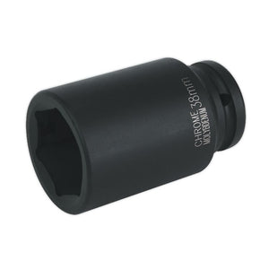 Sealey Impact Socket 38mm 3/4" Drive Deep (Premier) - 6pt