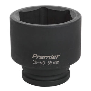 Sealey Impact Socket 55mm 3/4" Drive (Premier) - 6pt