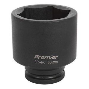 Sealey Impact Socket 60mm 3/4" Drive Deep (Premier) - 6pt