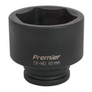 Sealey Impact Socket 60mm 3/4" Drive (Premier) - 6pt