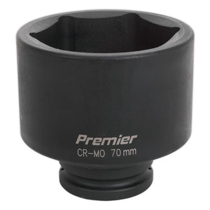 Sealey Impact Socket 70mm 3/4" Drive Deep (Premier) - 6pt