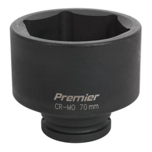 Sealey Impact Socket 70mm 3/4" Drive (Premier) - 6pt