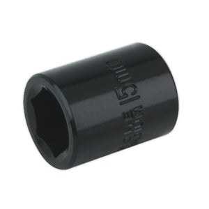 Sealey Impact Socket 15mm 3/8" Drive (Premier) - 6pt