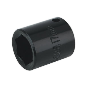 Sealey Impact Socket 17mm 3/8" Drive (Premier) - 6pt