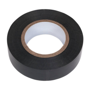 Sealey PVC Insulating Tape 19mm x 20M Black - Pack of 10