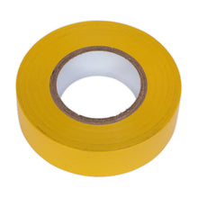 Load image into Gallery viewer, Sealey PVC Insulating Tape 19mm x 20M Yellow - Pack of 10
